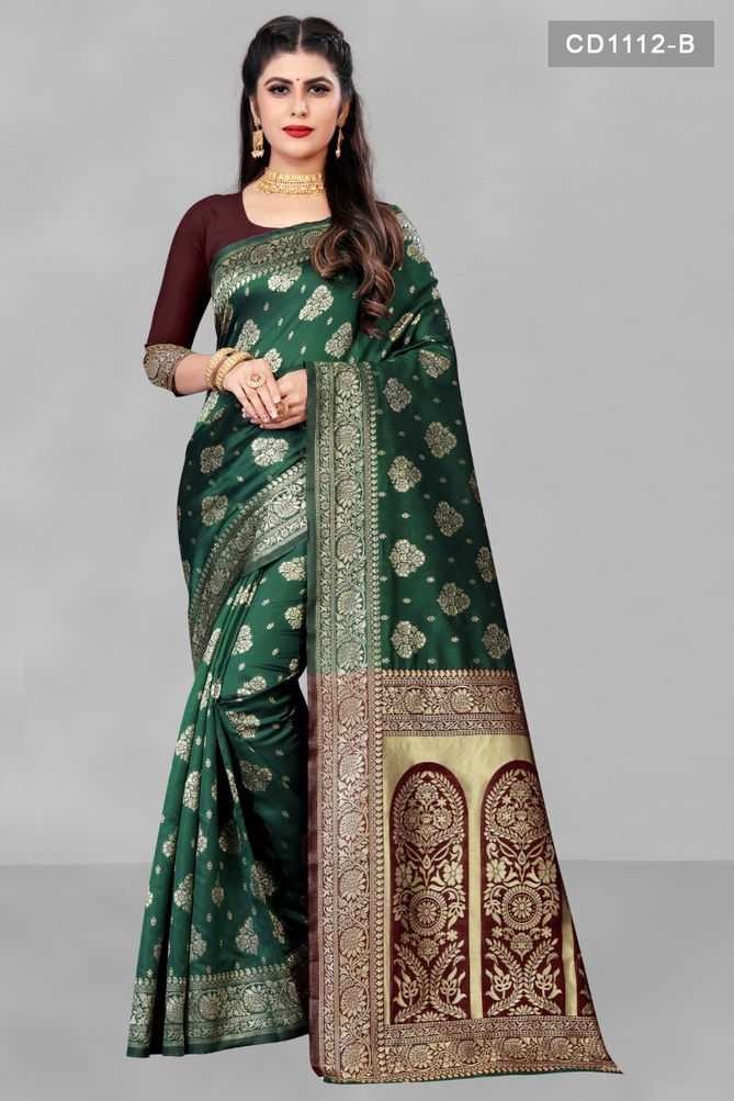 Soft Lichi 1112 New Exclusive Wear Jacquard Designer Saree Collection